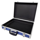 Maplin Plus Aluminium 115 x 460 x 340mm Flight Case - Blue