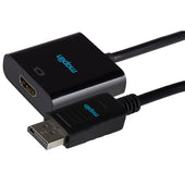 Maplin DisplayPort to HDMI Female Adapter - Black, 23cm