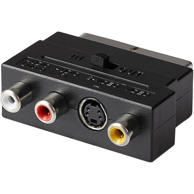 Maplin SCART to S-Video or Triple RCA Adapter