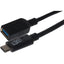 Maplin USB-C to USB-A 3.1 Gen 1 Female Adapter - Black, 14cm