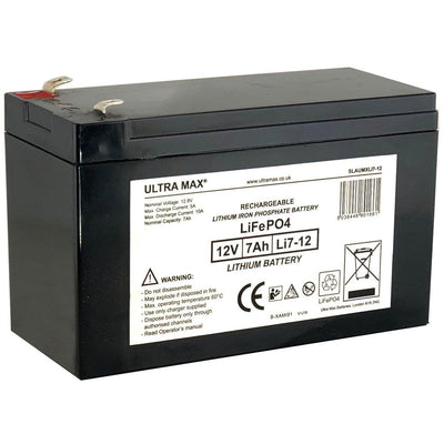 Maplin Plus 12V 7Ah Lithium Iron Phosphate LiFePO4 Battery