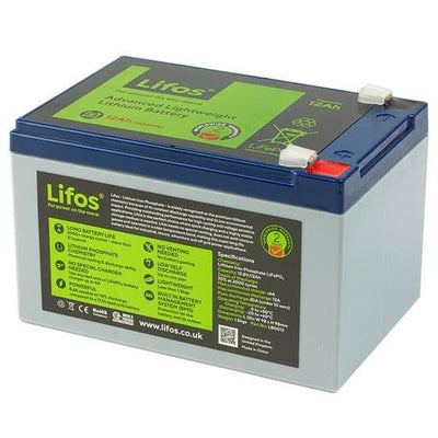 Lifos Go 12V 12Ah Lithium Iron Phosphate LiFePO4 Battery