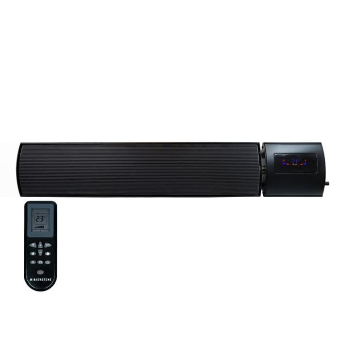 Mirrorstone 1.2kW Helios Remote Controllable Wi-Fi Infrared Bar Heater - maplin.co.uk