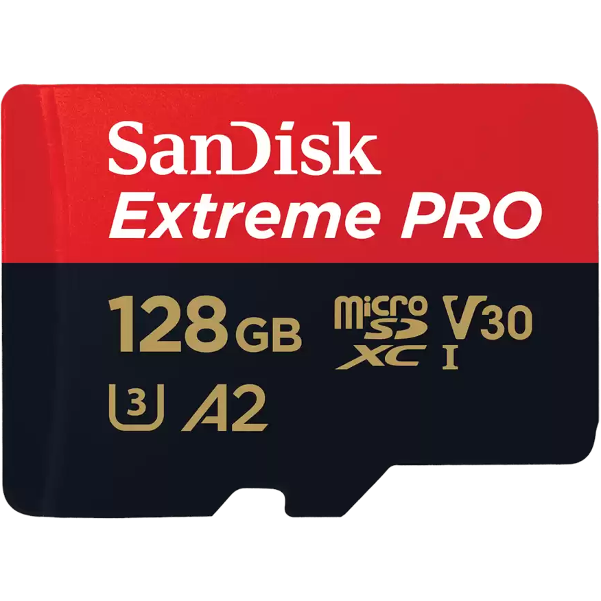 SanDisk 128GB Extreme Pro MicroSDXC Card Class 10 UHS-I 200 MB/s