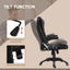 ProperAV Extra Reclining Executive Office Chair with Heated Massage Points - Black