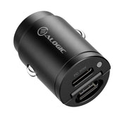 ALOGIC Dual USB-C 30W Rapid Power Mini Car Charger - maplin.co.uk