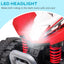 Maplin Plus AIYAPLAY Honda Licensed 6V Electric Ride On Kids Toy ATV Quad Bike with LED Lights & Horn for 1.5-3 Years