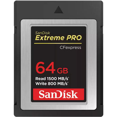 SanDisk Extreme PRO 64GB CF Express Memory Card