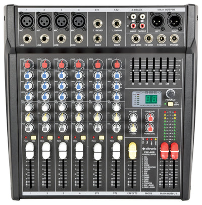 Citronic CSP Series Compact Powered Mixer with DSP 8 Inputs