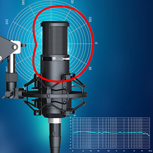 Maono XLR Cardioid Professional Vocal Studio Microphone with Boom Arm Kit