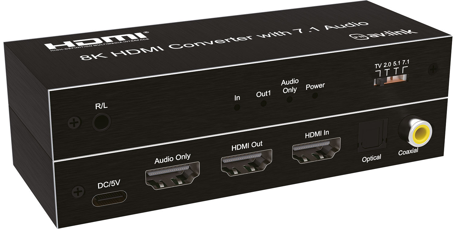 AV Link 8K HDMI Audio Extractor