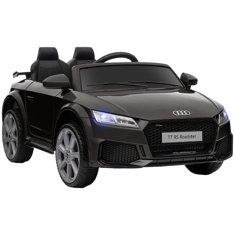 Maplin Plus Licensed Audi TT 12V Kids Ride On Car with Remote Black