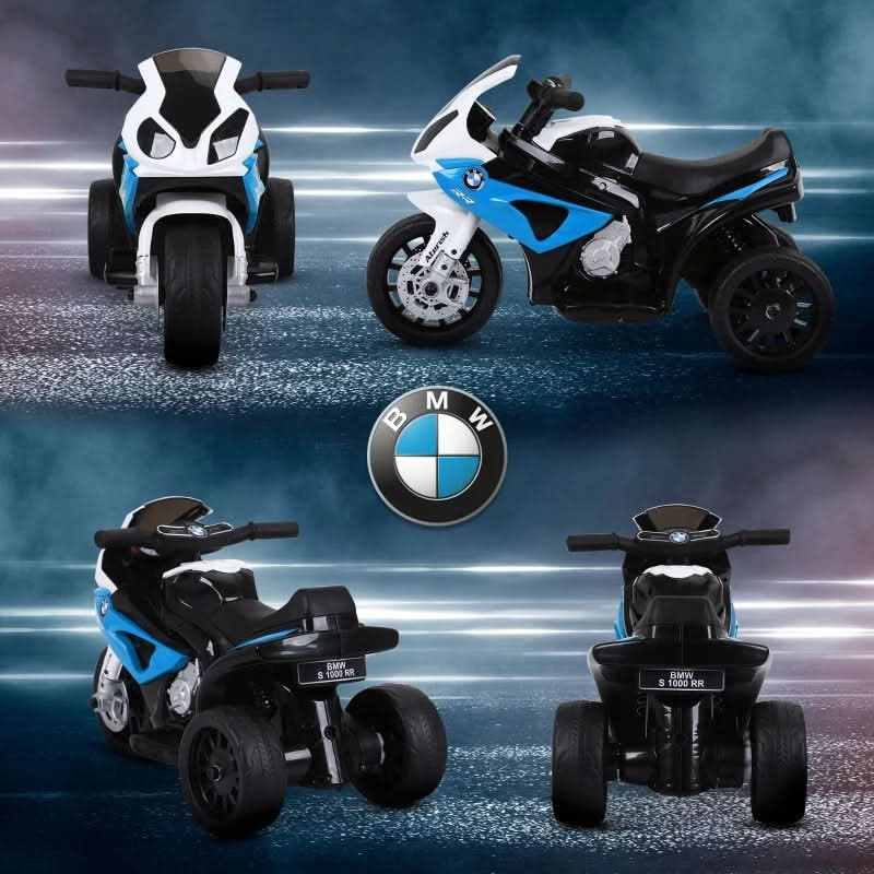 Maplin Plus Electric Ride-On BMW S1000RR 6V Motorbike for Kids with Headlights & Music