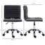 ProperAV Extra Armless Mid-Back Adjustable Swivel Office Chair