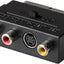 Maplin SCART to S-Video or Triple RCA Adapter