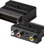 Maplin SCART to S-Video or Triple RCA Adapter