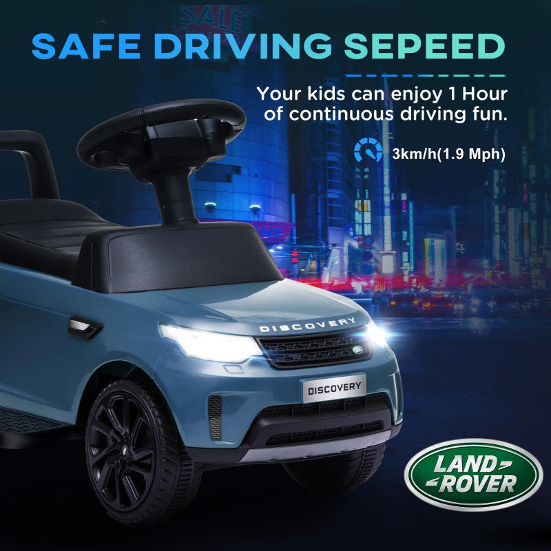 Maplin Plus 2-in-1 Land Rover Licensed 6V Kids Sliding Electric Ride On Car for 18-60 Months