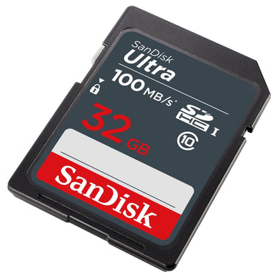 SanDisk 32GB Ultra SDHC Class 10 UHS-I Card 100MB/s