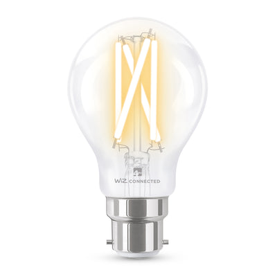 4lite WiZ Connected A60 Filament Clear WiFi LED Smart Bulb