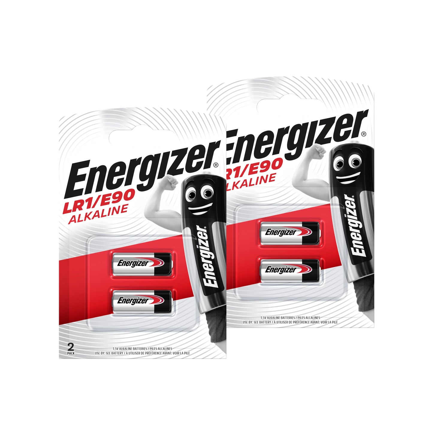 Energizer LR1/E90 Alkaline Batteries - Pack of 4