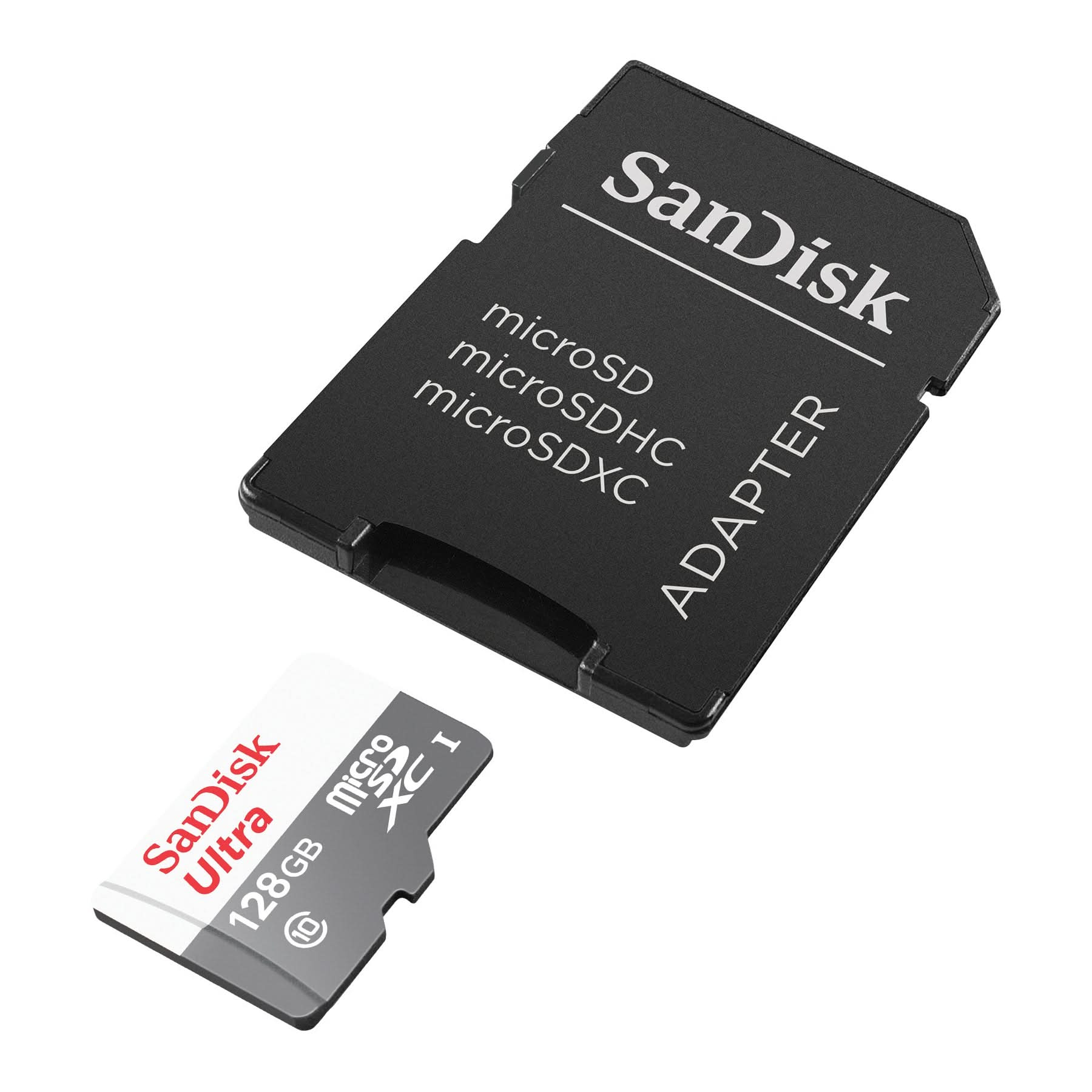 SanDisk 128GB Ultra MicroSDXC Card Class 10 100MB/s with SD Adapter