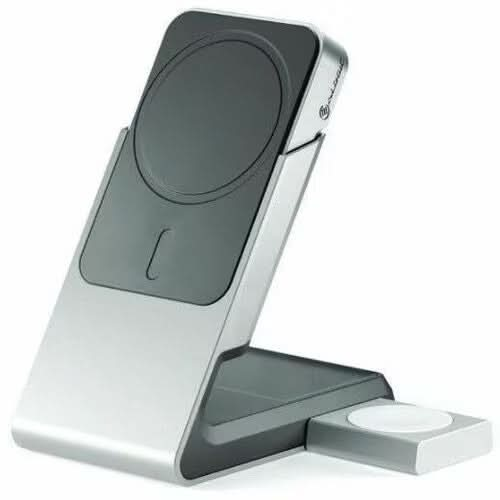 ALOGIC Matrix+ 3-in-1 Qi-Enabled Magnetic Wireless Charging Dock with Detachable 5000mAh Power Bank