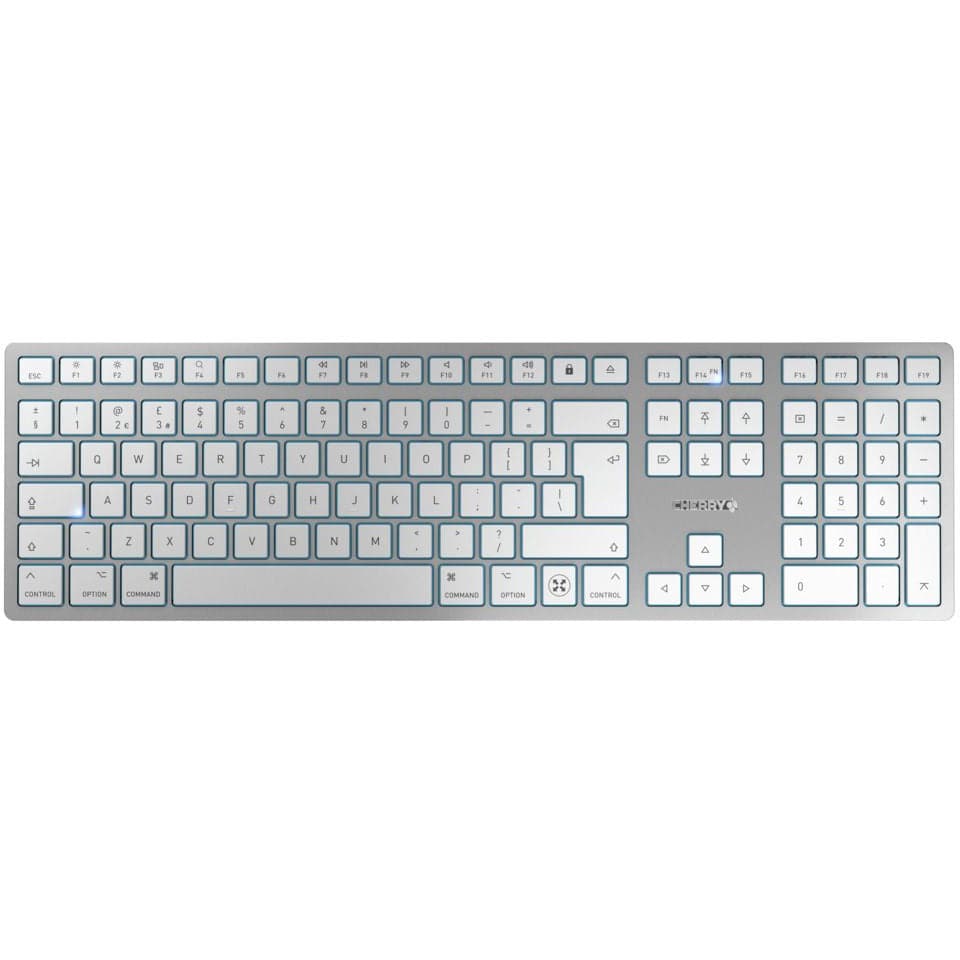 Cherry KW 9100 Slim Wireless Mac Keyboard Silver