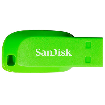 SanDisk 32GB Cruzer Blade USB 2.0 Flash Drive 3 Pack - Blue, Green & Pink