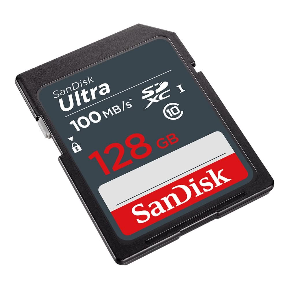 SanDisk 128GB Ultra SDXC Class 10 UHS-I Card 100MB/s