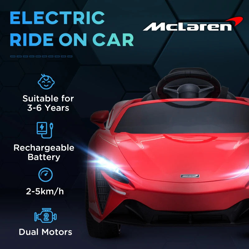 Maplin Plus McLaren Licensed Kids 12V Electric Ride On Car with Remote Electricals Maplin Electronics