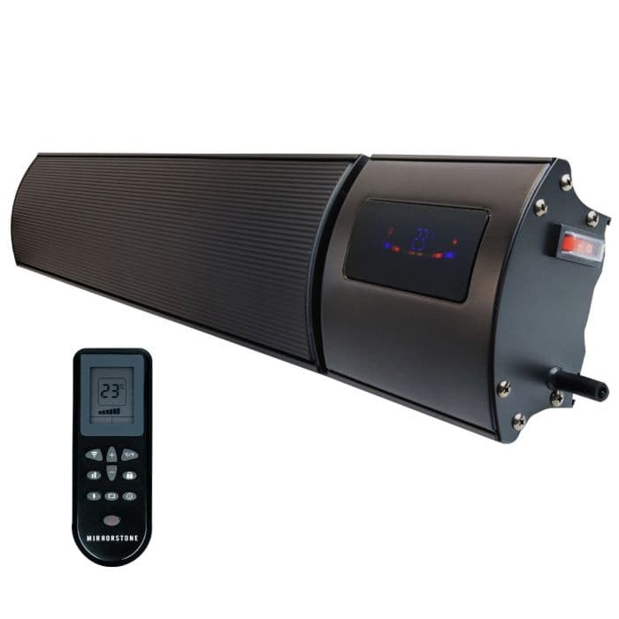 Mirrorstone 1.2kW Helios Remote Controllable Wi-Fi Infrared Bar Heater - maplin.co.uk