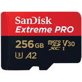 SanDisk 256GB Extreme Pro MicroSDXC Card Class 10 UHS-I 200 MB/s