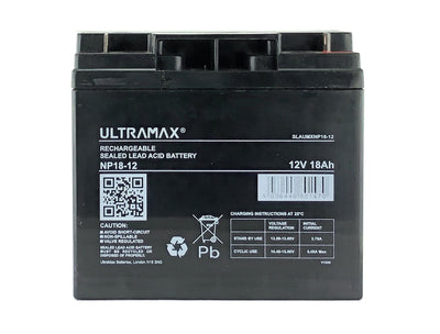 Maplin Plus NP18-12 12V 18AH 20HR (AS 17AH, 19AH, 20AH & 22AH) Sealed Lead Acid Rechargeable Battery