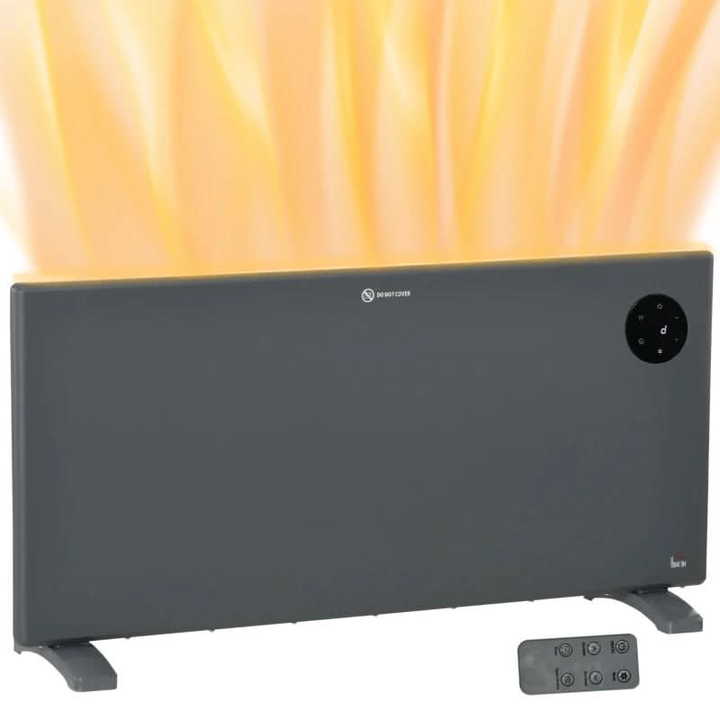 Maplin Plus 2000W Freestanding / Wall Mounted Electric Convector Space Heater with Adjustable Thermostat & Timer - maplin.co.uk