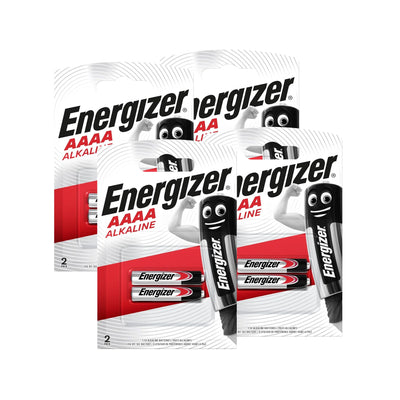 Energizer Alkaline AAAA Batteries - Pack of 8