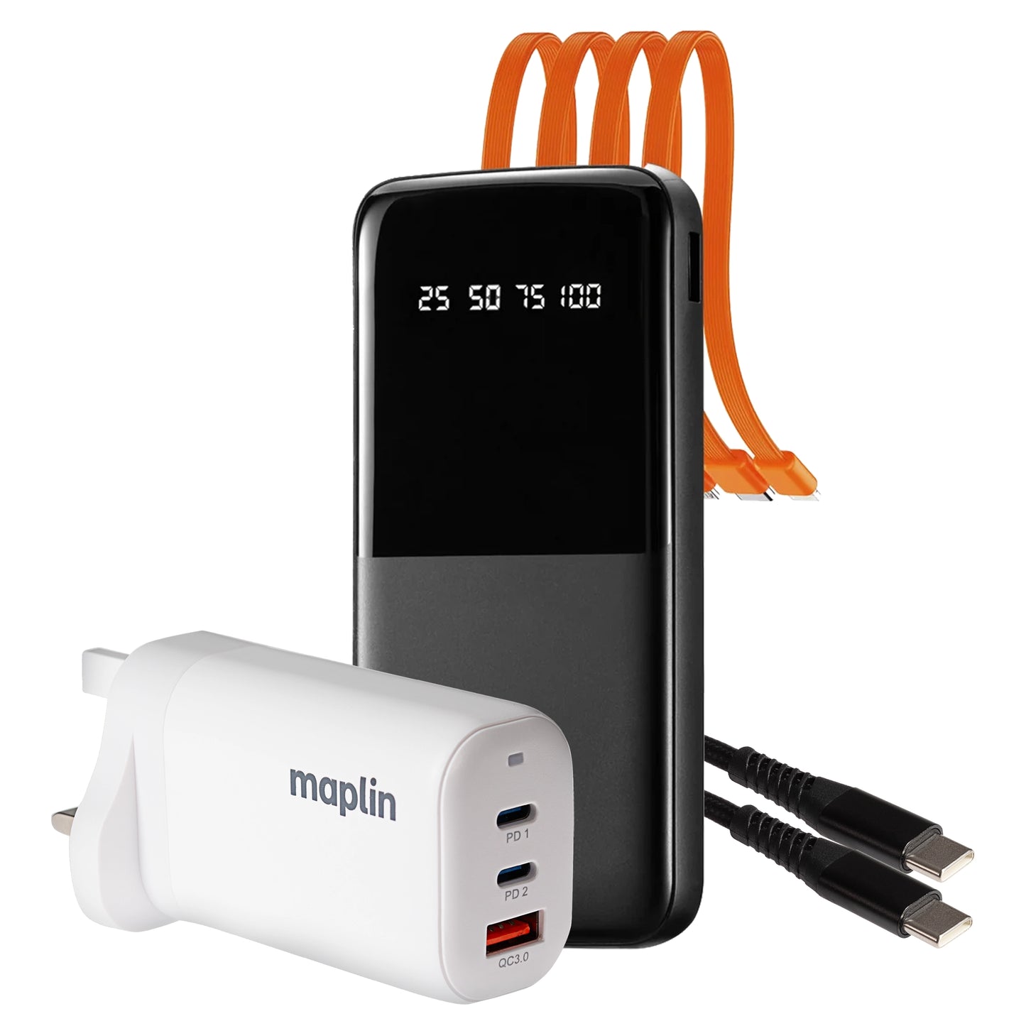 Maplin Powerbank & Wall Charger Kit - maplin.co.uk