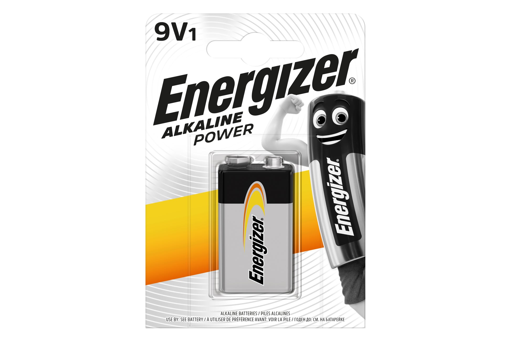 Energizer Power Alkaline 9V Battery - Pack of 4