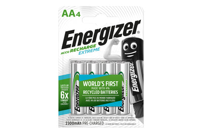 Energizer Recharge Extreme 2300mAh Ni-MH AA Rechargeable Batteries - Pack of 8