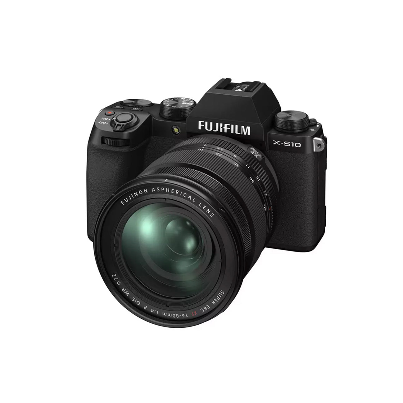 Fujifilm X-S10 Mirrorless Camera - Black Camera + 16-80mm Lens