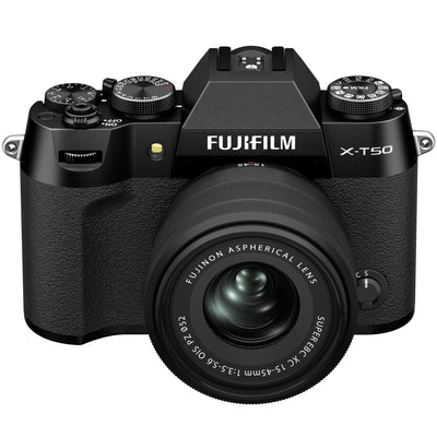 Fujifilm X-T50 Mirrorless Digital Camera - Black