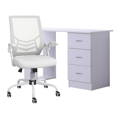 ProperAV Extra Ergonomic Office Bundle - White