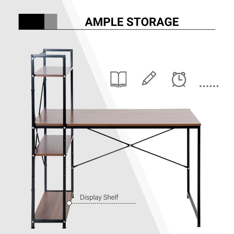 ProperAV Extra Bookshelf Desk & Chair Bundle - maplin.co.uk