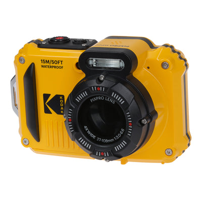 Kodak PIXPRO WPZ2 16MP 4x Zoom Tough Compact Camera - Yellow