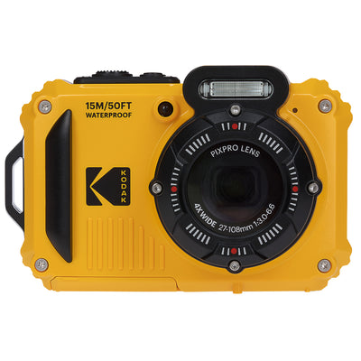 Kodak PIXPRO WPZ2 16MP 4x Zoom Tough Compact Camera - Yellow Camera Only