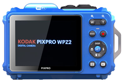 Kodak PIXPRO WPZ2 16MP 4x Zoom Tough Compact Camera - Blue