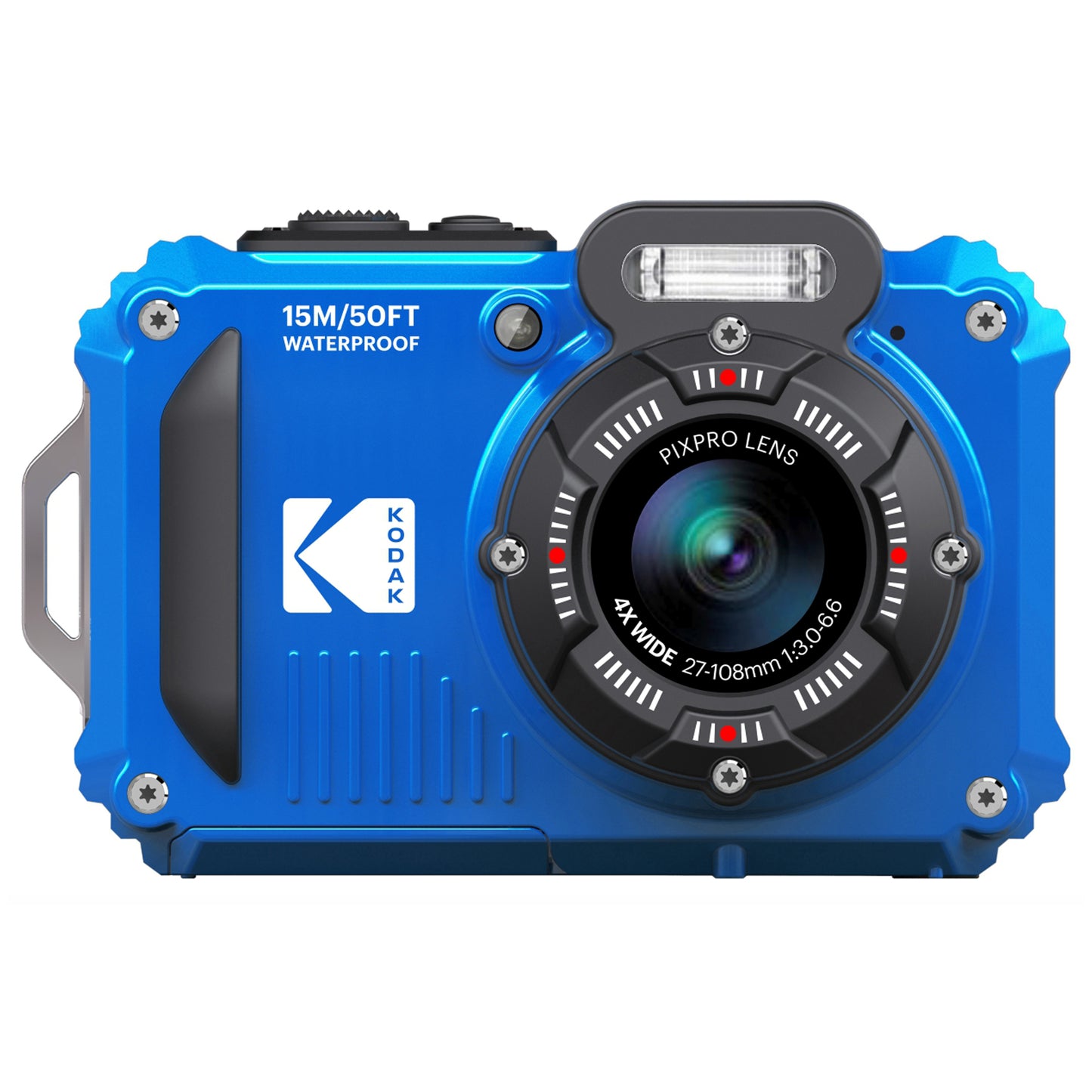 Kodak PIXPRO WPZ2 16MP 4x Zoom Tough Compact Camera - Blue