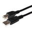 Maplin USB-A to USB-B Cable - Black