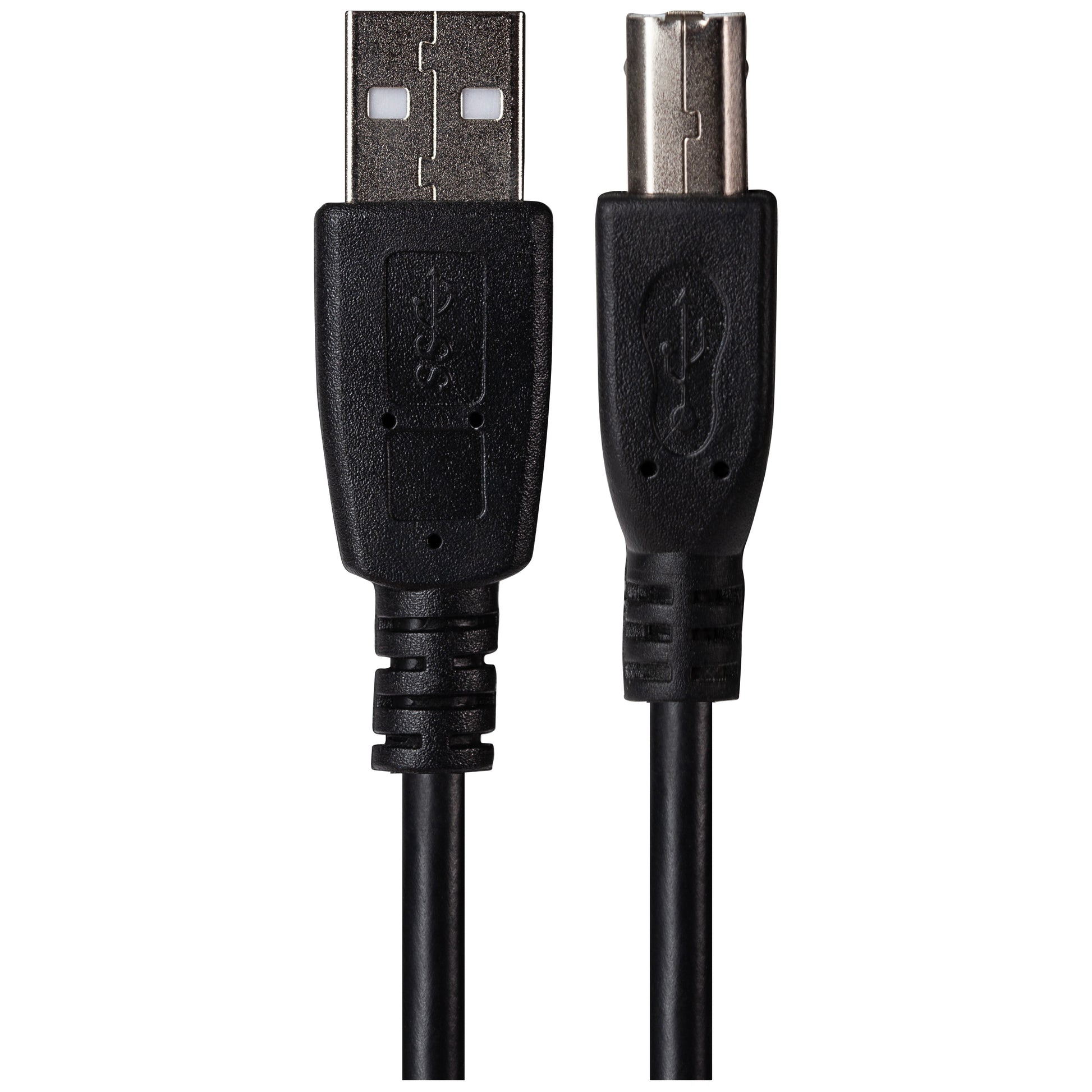 Maplin USB-A to USB-B Cable - Black