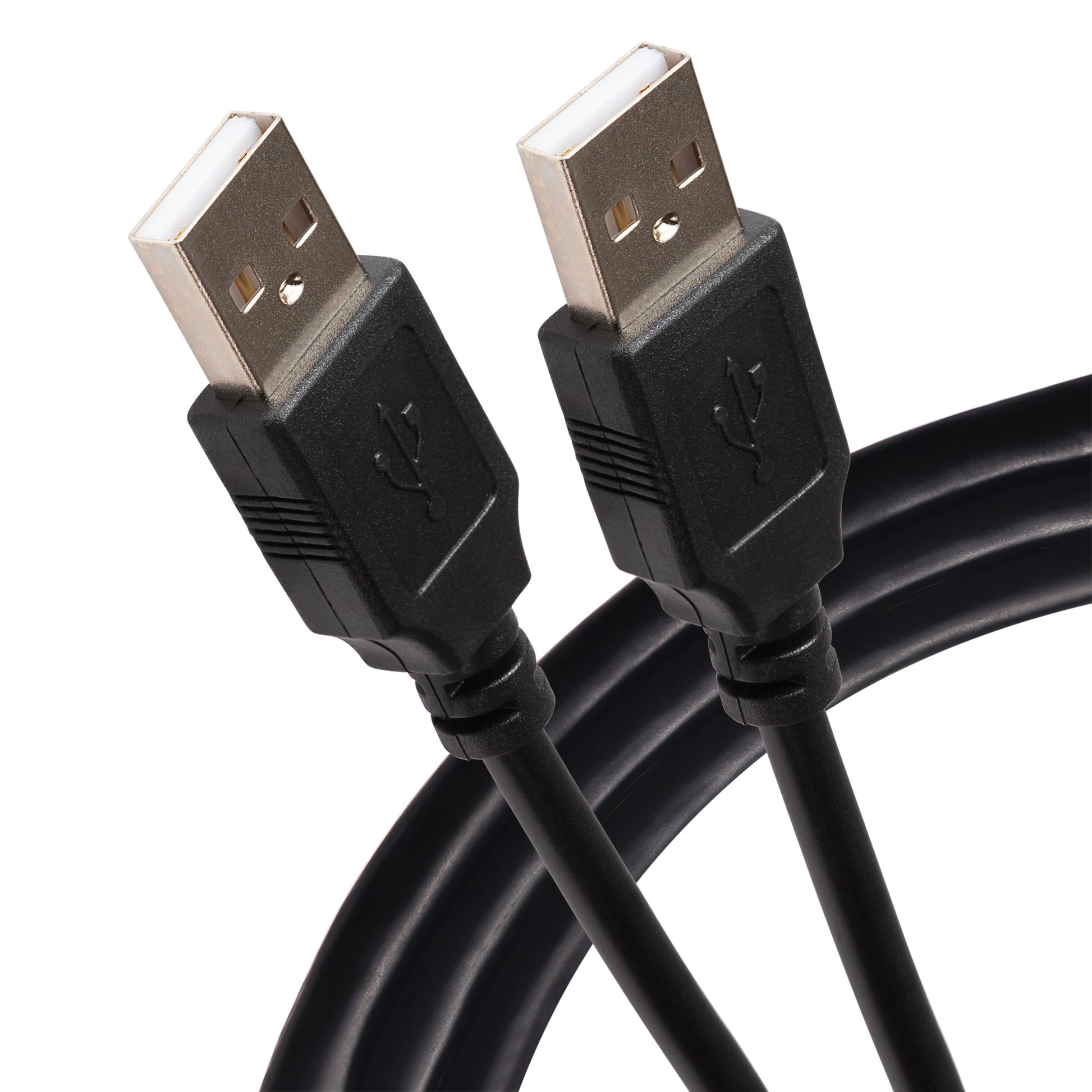 Maplin USB-A 2.0 to USB-A 2.0 Cable - Black