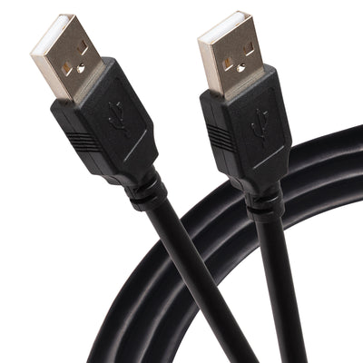 Maplin USB-A 2.0 to USB-A 2.0 Cable - Black